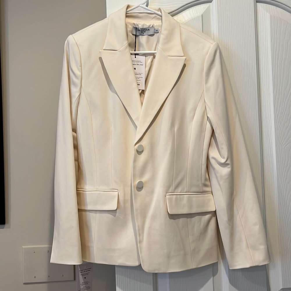 NWT cream colored M.M. LaFleur Blazer